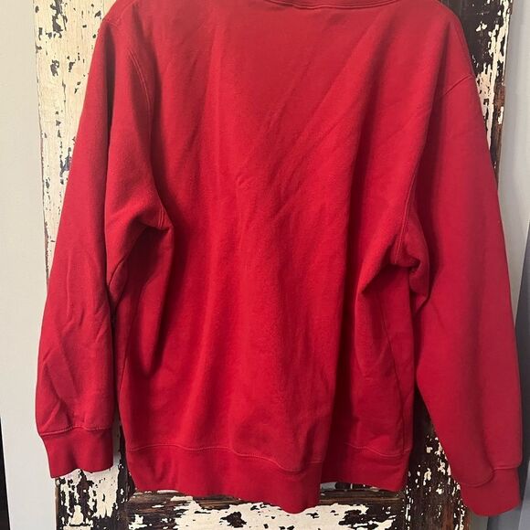 Vintage winter deer 🦌 snow scene embroidered sweatshirt. Women’s size XL - Picture 3 of 9